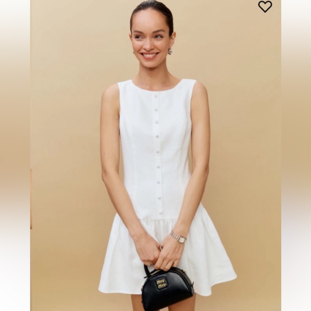 NWT Reformation Keoni Linen Dress Size 4